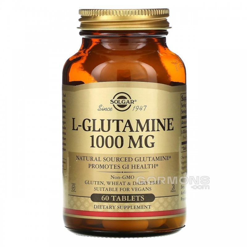 Глутамін Solgar L-Glutamine 1000 mg - 60 tab