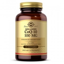 Коензим Solgar CO Q-10 100 mg - 90 softgels