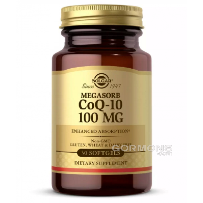 Коензим Solgar CO Q-10 100 mg - 30 softgels