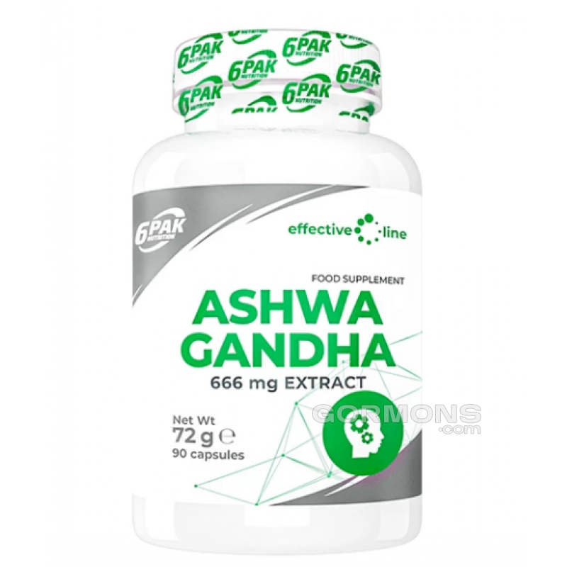 Мужское здоровье 6PAK Nutrition Effective Line Ashwagandha 90 капс