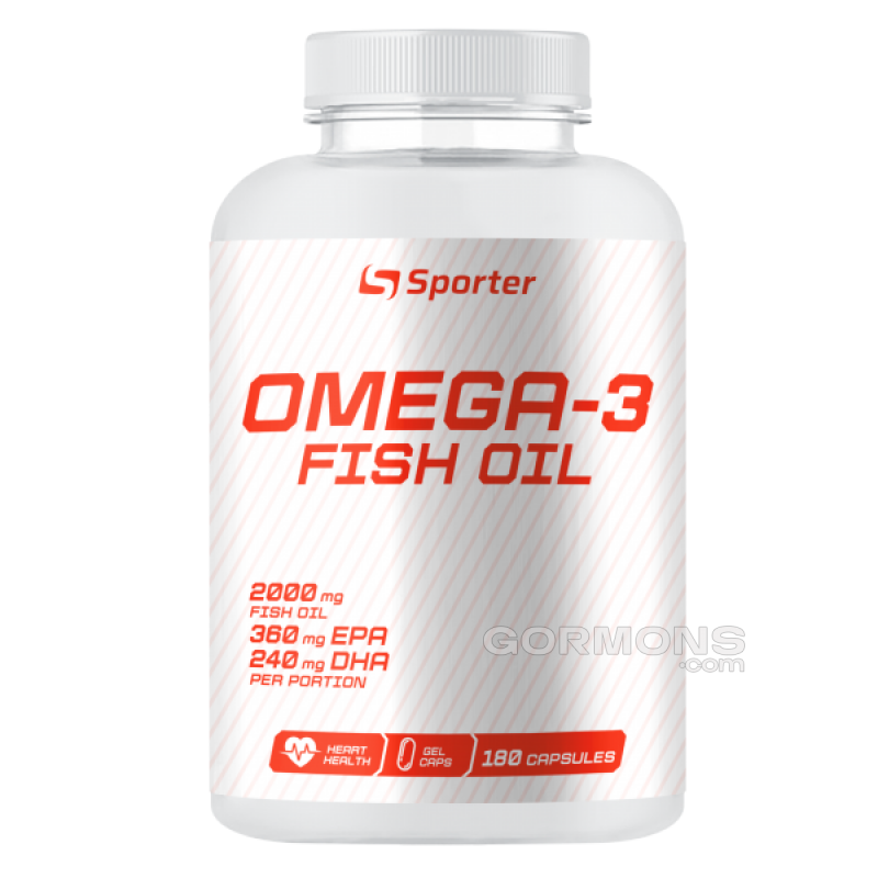 Риб'ячий жир Sporter Super Omega-3 - 180 софт гель
