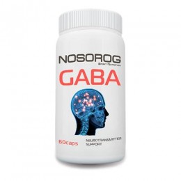 Габа, стимуляція вироблення гармона зростання Nosorog GABA, 60 капсул
