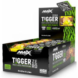 Протеїнові батончики Amix TiggerZero Multi-Layer Protein Bar 20x60g