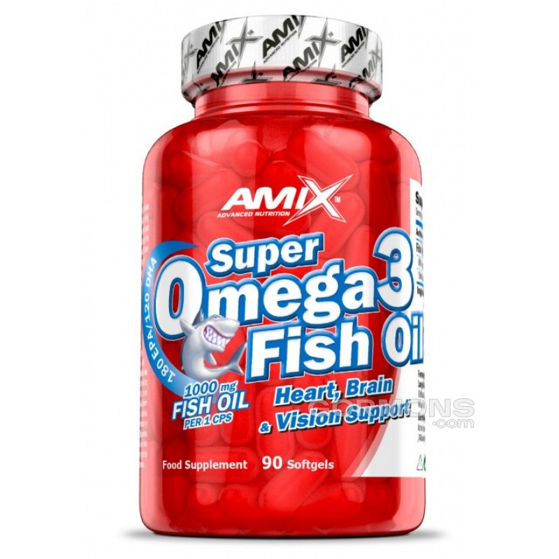 Риб'ячий жир Amix Super Omega 3 Fish Oil 1000mg — 180 софт гель