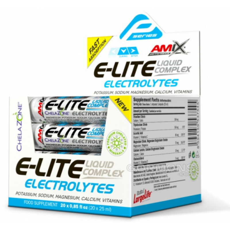 Електроліти Amix Performance Amix E-Lite Electrolytes - 20x25 мл