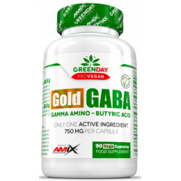 Активний стимулятор гормону росту Amix GreenDay ProVegan GABA - 90 веган капс
