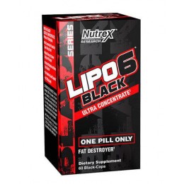 Жироспалювач Nutrex Lipo 6 Black Ultra Concentrate 30 caps