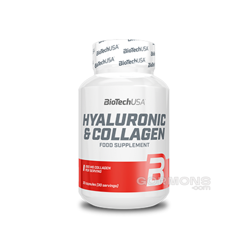Гиалуроновая кислота + коллаген BioTech USA HYALURONIC & COLLAGEN 30caps