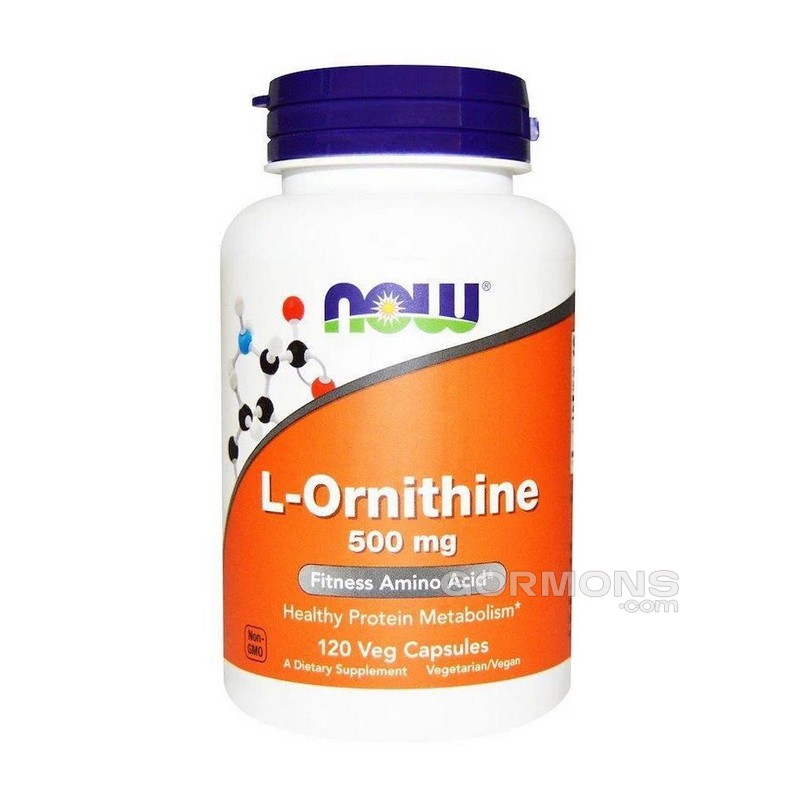 Амінокислоти NOW L-Ornithine 500 mg 120 caps Амінокислоти NOW L-Ornithine 500 mg 120 caps