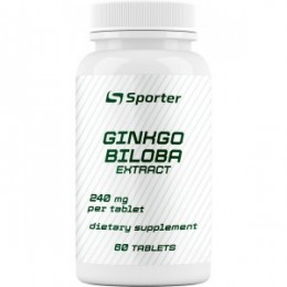 Гінко білоба Sporter Ginkgo Biloba 240 мг - 60 таб