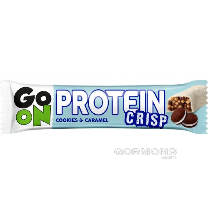 Протеїнові батончики Go On Батончик Crisp Bar with Cookie&Caramel  24x50