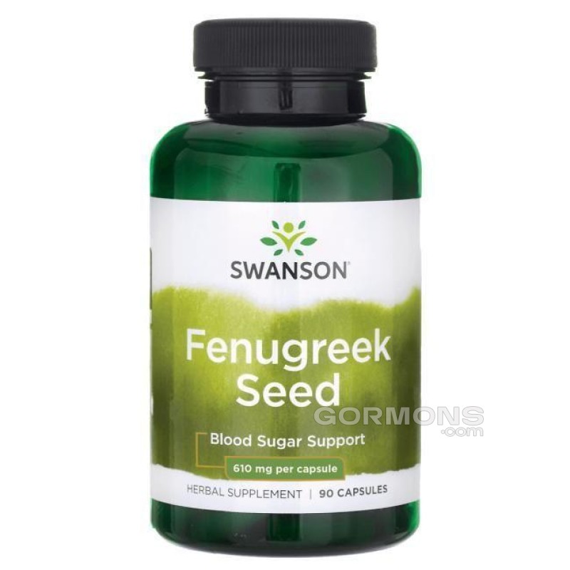 Чоловіче та жіноче здоров'я Swanson Fenugreek Seed 610mg - 90 cap