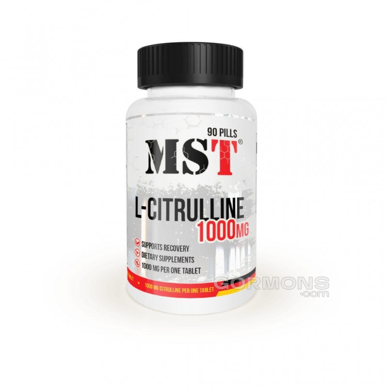 Амінокислоти MST L-Citrulline 1000 mg 90 tab