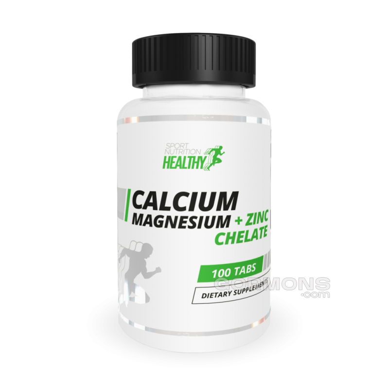 Вітаміни Healthy by MST Calcium Magnesium + Zinc Chelate 100 tabs