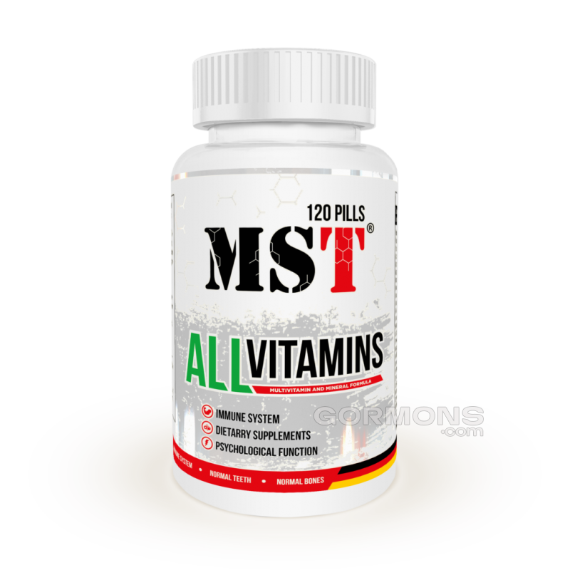 Комплексні вітаміни MST ALL Vitamins 120 tab