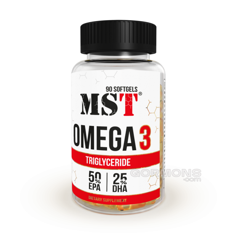 Тригліцериди Омега MST Omega 3 Triglyceride 75% 90 капсул