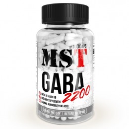Активний стимулятор гормону росту MST GABA 2200 | Гамма-аміномасляна кислота 100 капсул