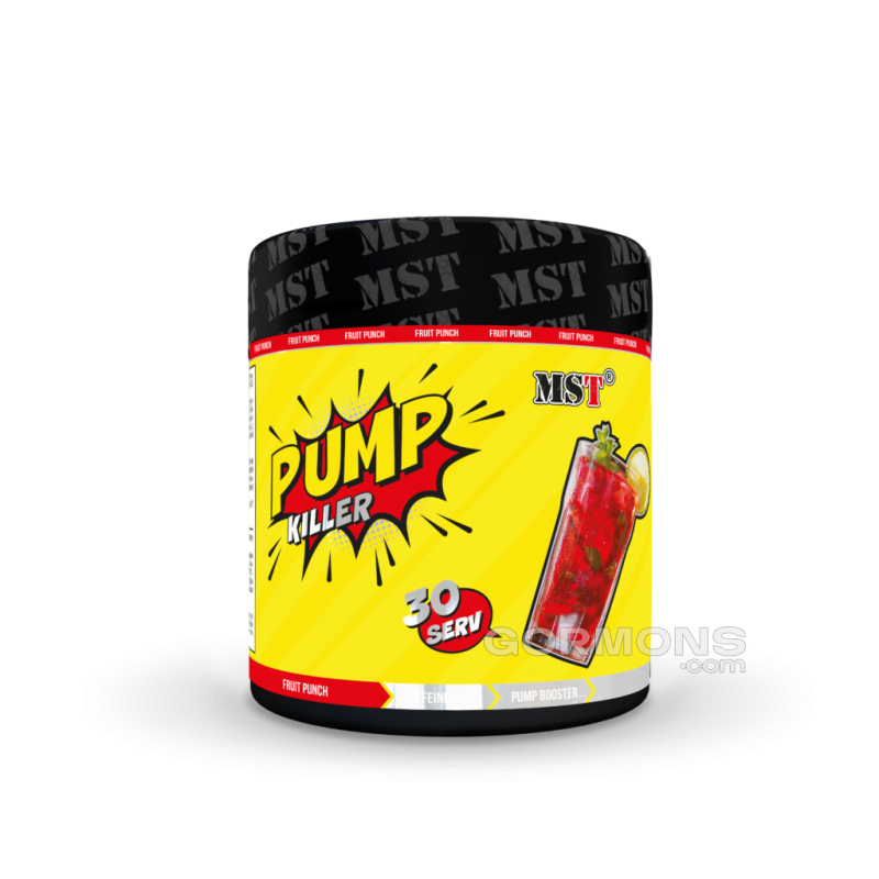 Передтренувальний комплекс без кофеїну MST PUMP Killer 30 порцій 330 грамів