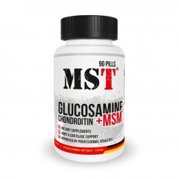 Для суглобів і зв’язок MST Glucosamine Chondroitin MSM 90 таблеток