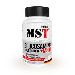 Для суглобів і зв’язок MST Glucosamine Chondroitin MSM + Hyaluronic Acid???? 90 таблеток