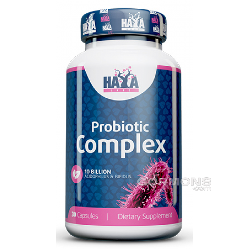 Пробіотики Haya Labs 10 Billion Acidophilus & Bifidus Probiotic Complex - 30 капс