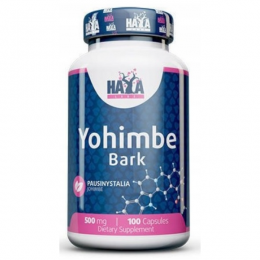 Йохімбін, підвищення тестостерону, лібідо Haya Labs Yohimbe Bark 500 мг - 100 капс