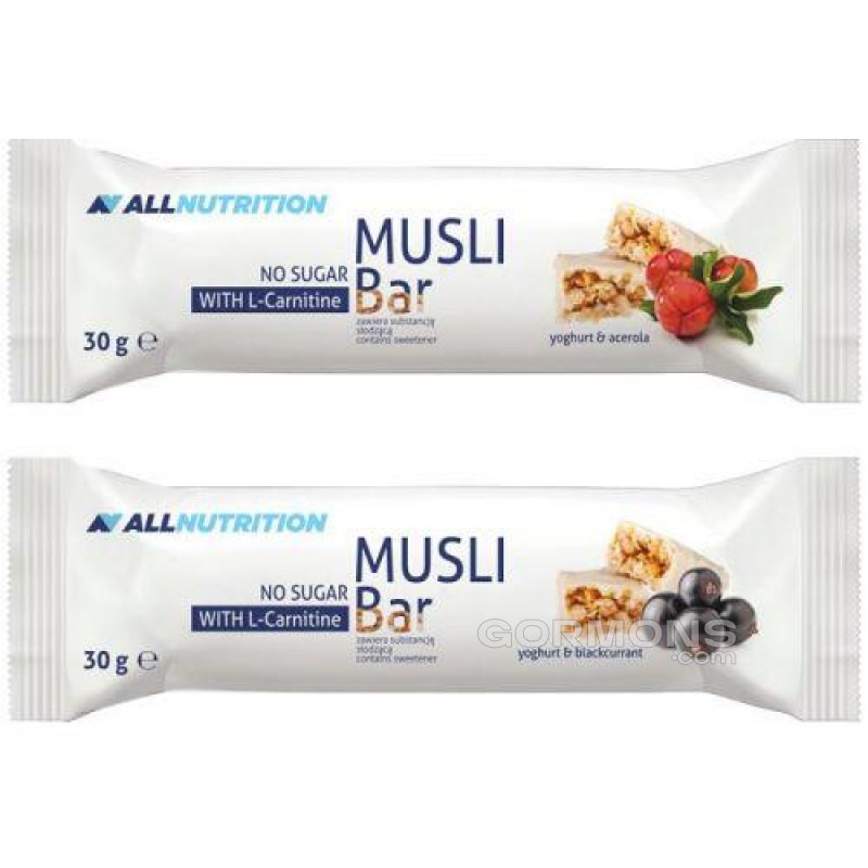 Протеїнові батончики AllNutrition Musli Bar L-carnitine 20х30g