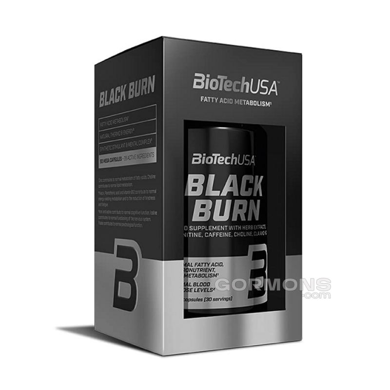 Комплексний жиросплювач BioTech USA Black Burn 90 caps