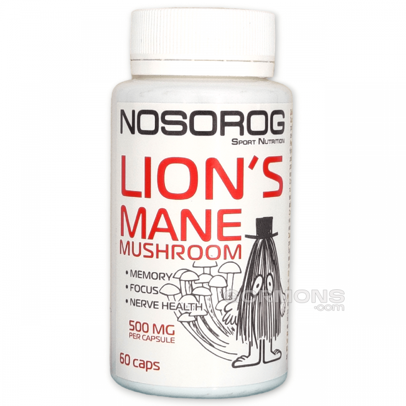Покращення мозкової активності Nosorog Lion's Mane, 60 капс