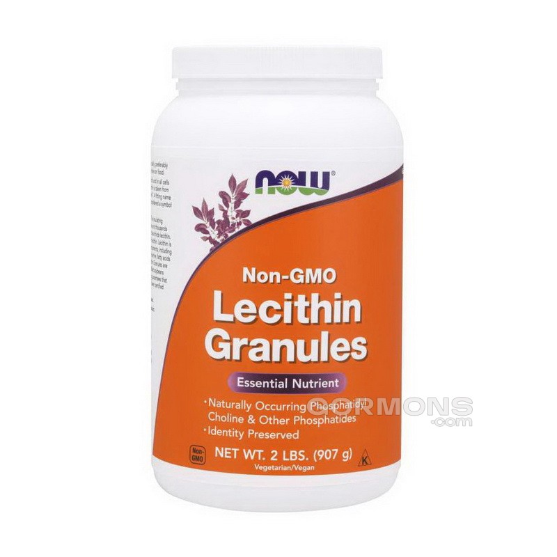 Лецитін гранули NOW Lecithin Granules Non-GMO 454 g