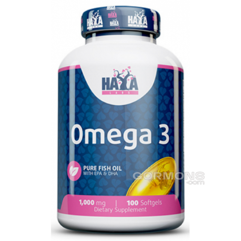 Риб'ячий жир Haya Labs Omega 3 1000mg - 500 софт гель