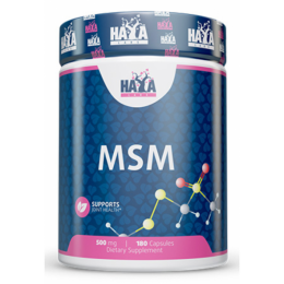 Для суглобів і зв'язок Haya Labs MSM 500 мг - 180 капс
