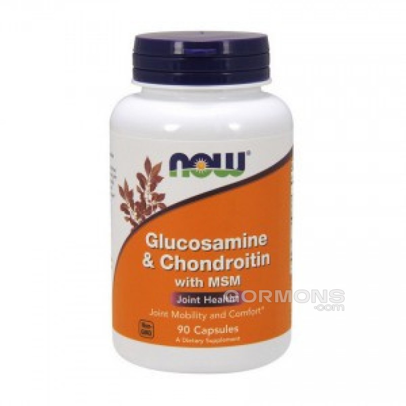 Хондропротектор NOW Foods Glucosamine Chondroitin MSM - 90 кап