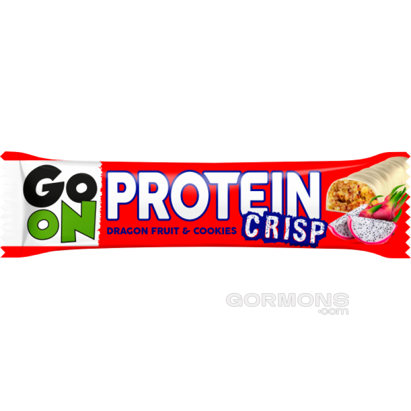 Протеїнові батончики Go On Батончик Crisp Bar with Dragon Fruit 24x45 g
