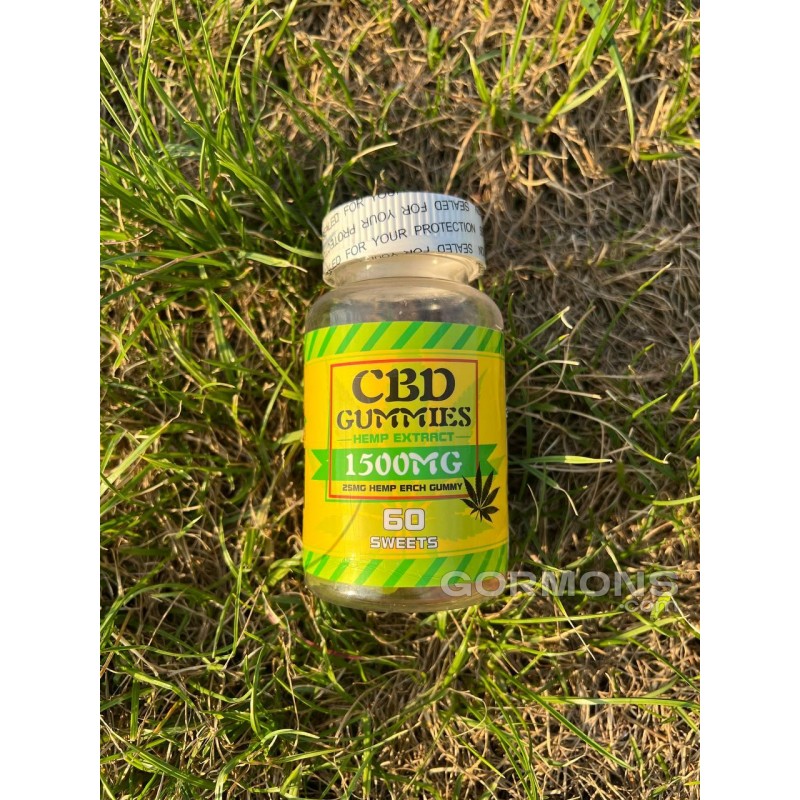 Канабідіол CBD 25mg Gummies with Hemp Extract 1500 mg 60 sweets