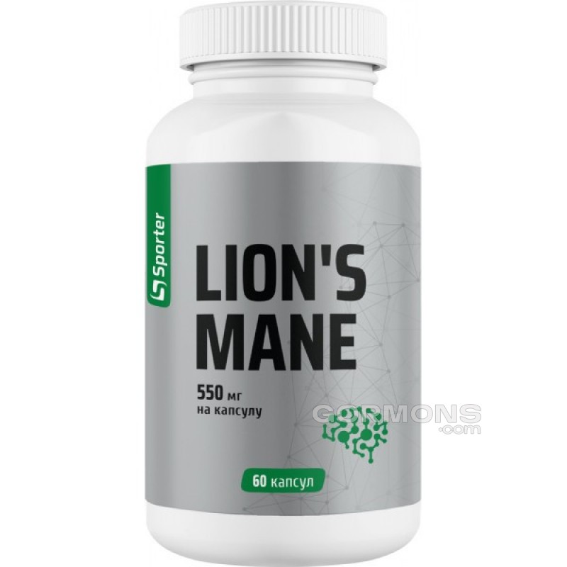 Есктракти грибів Sporter Lions Mane - 60 таб