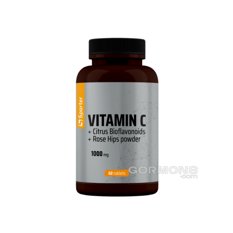 Вітамін Ц Sporter Vitamin C 1000 мг - 60 таб