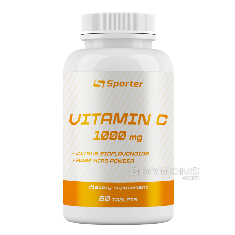 Вітамін Ц Sporter Vitamin C 1000 мг - 60 таб