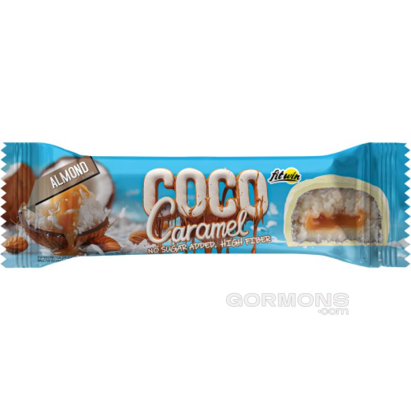 Протеиновый батончик FitWin Coco Caramel - 20x40g Almond