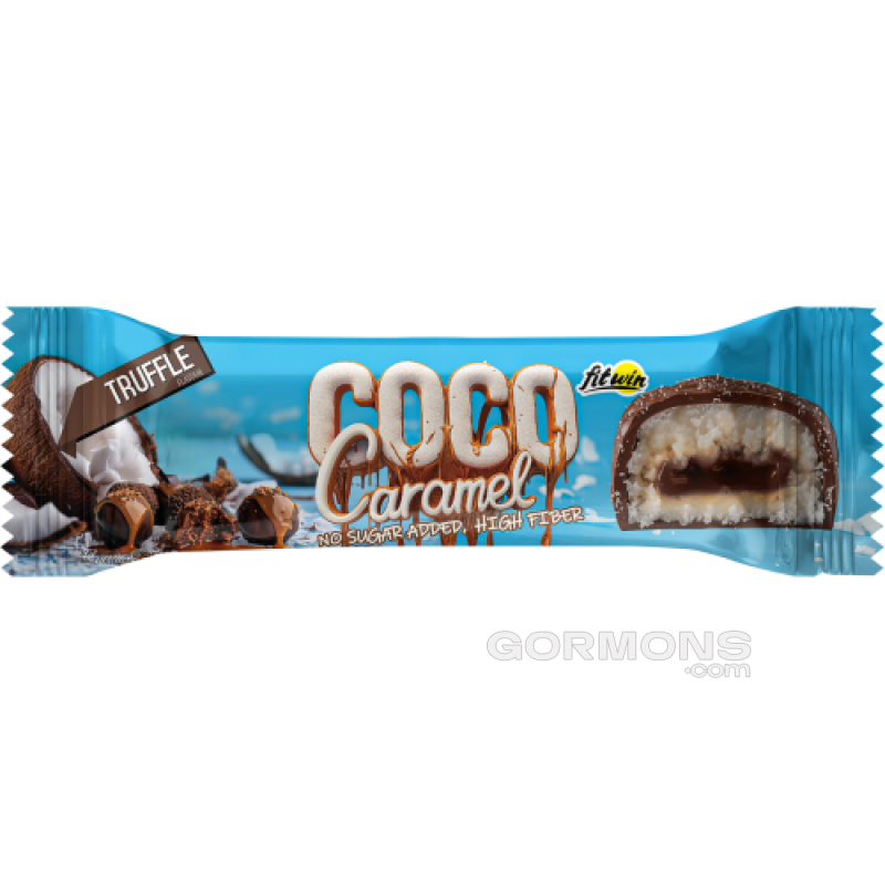 Протеиновый батончик FitWin Coco Caramel - 20x40g Truffle