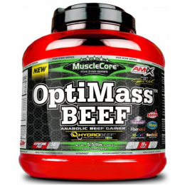 Яловичий гейнер Amix OptiMass Beef Gainer 2500g