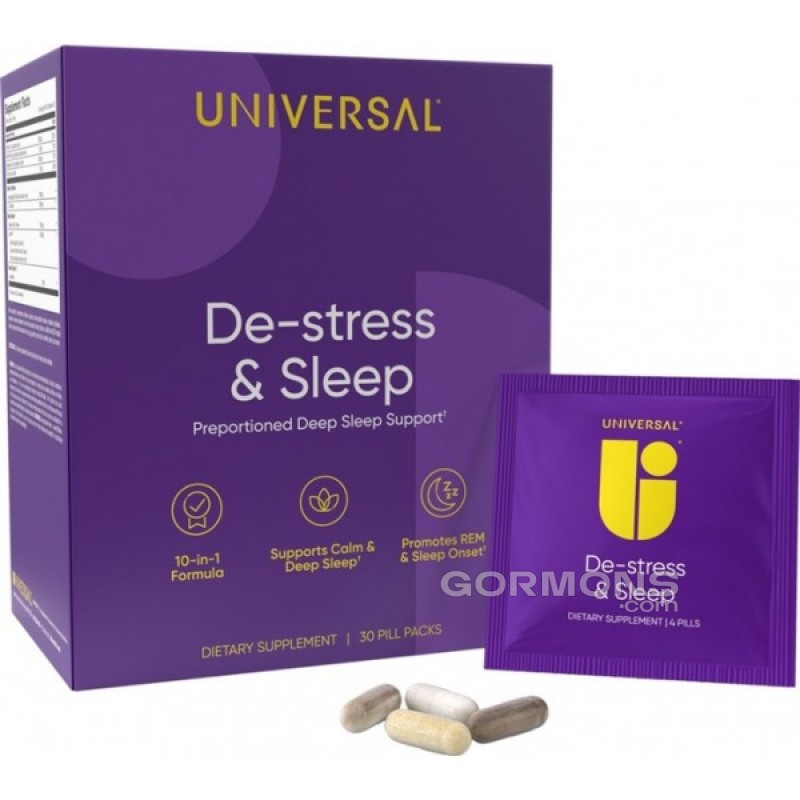 Поліпшення сну Universal Nutrition De-Stress & Sleep - 30 пак