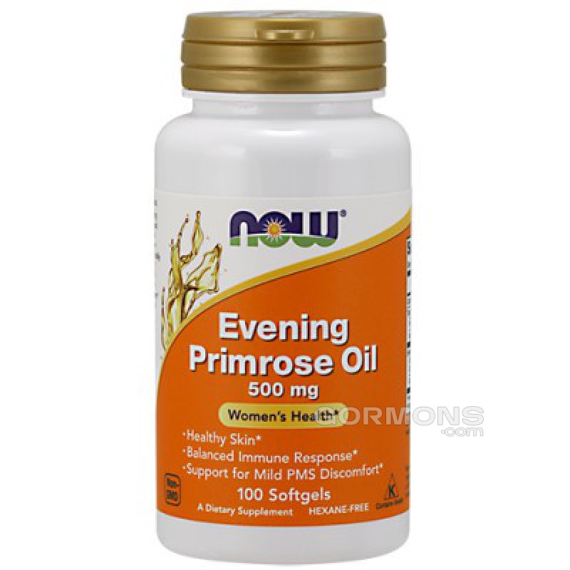 Олія примули NOW Foods Evening Primrose Oil 500mg 100 softgels