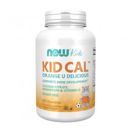 Вітаміни NOW Foods Kid Cal Orange 100 Chewables